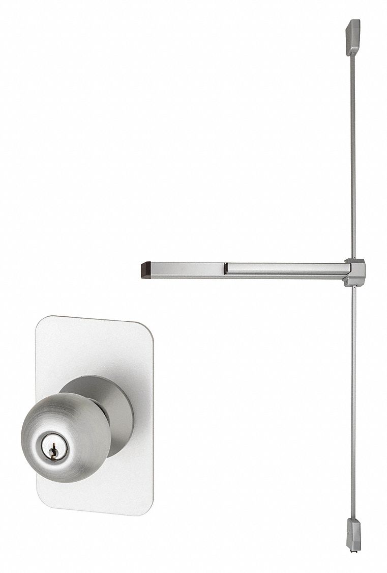 VON DUPRIN 22K-4-SP28 Rim,  Exit Device,  Aluminum,  22,  48 in Door Width