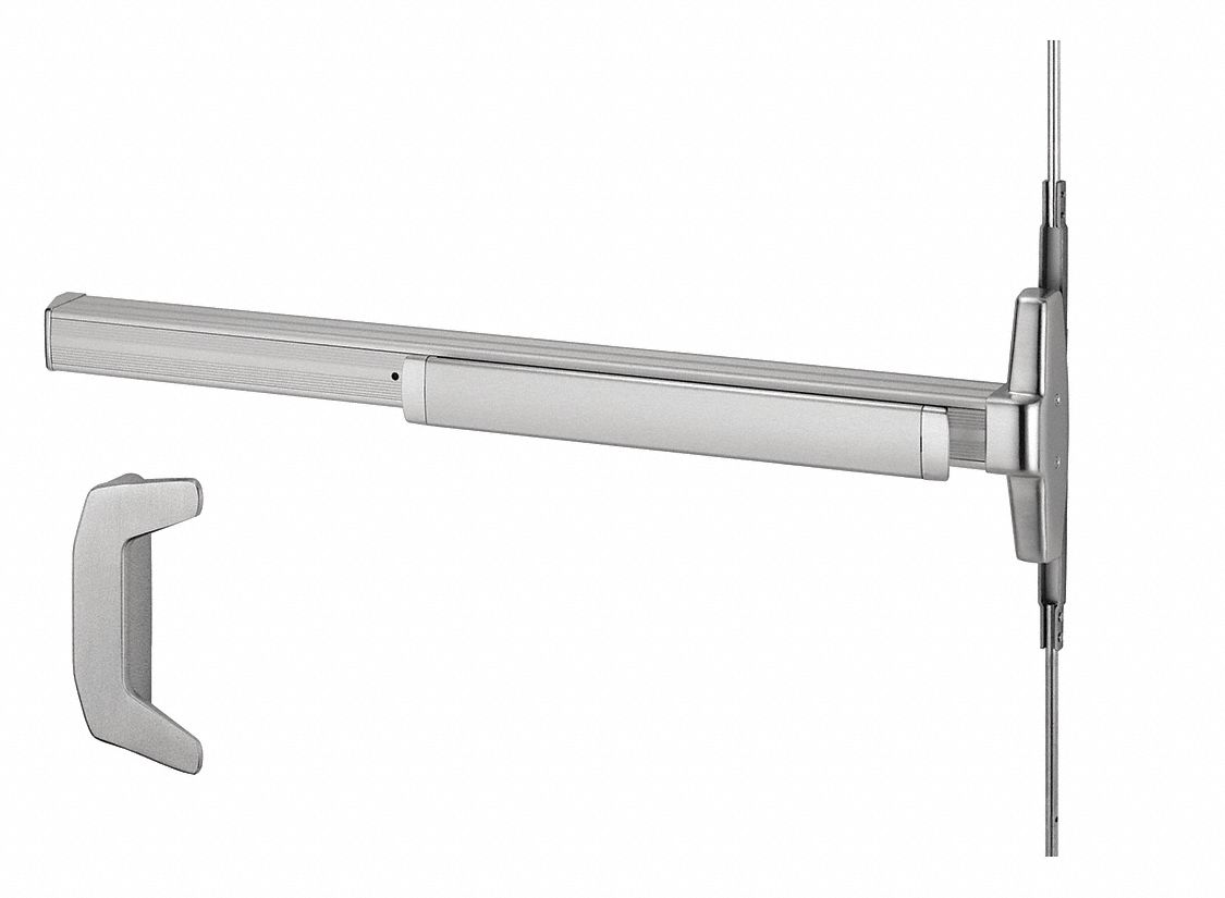 VON DUPRIN 3347A-DT 3 26D Concealed Vertical Rod,  Exit Device,  Satin Chrome,  33A,  36 in Door Width