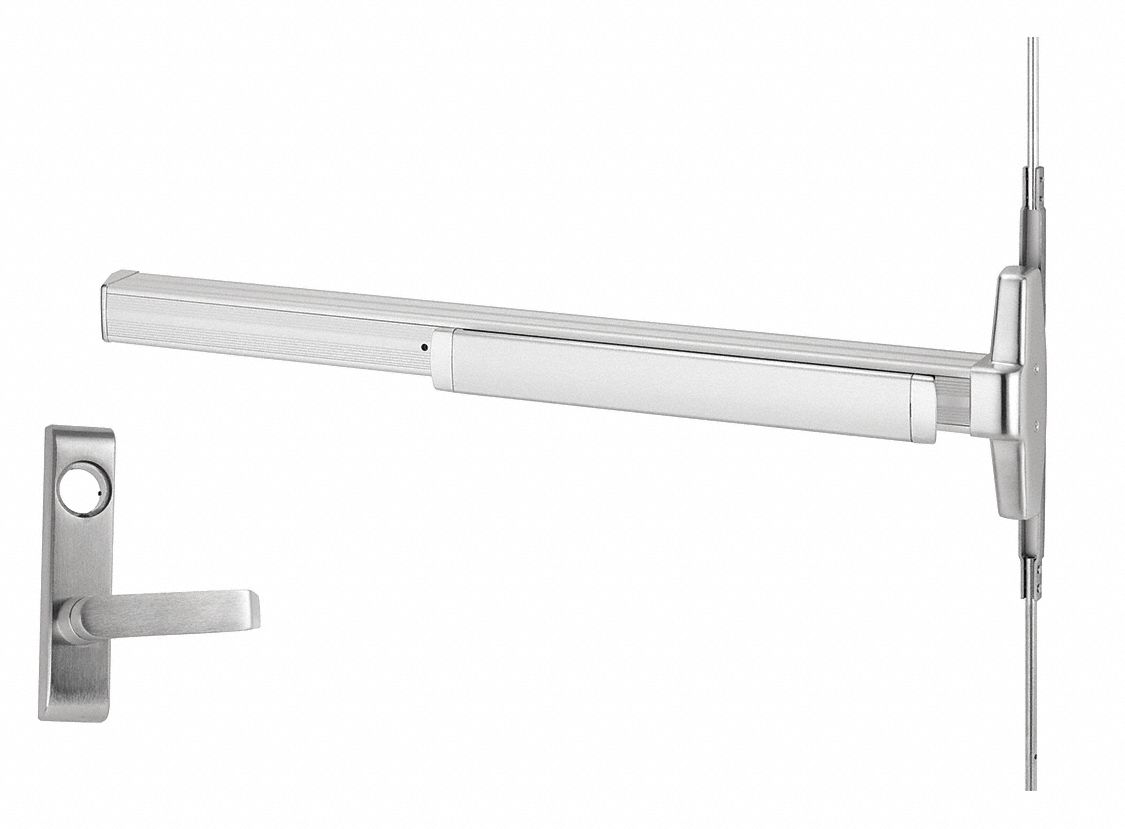 VON DUPRIN 3347A-L-06 3 26D RHR Concealed Vertical Rod,  Exit Device,  Satin Chrome,  33A,  36 in Door Width