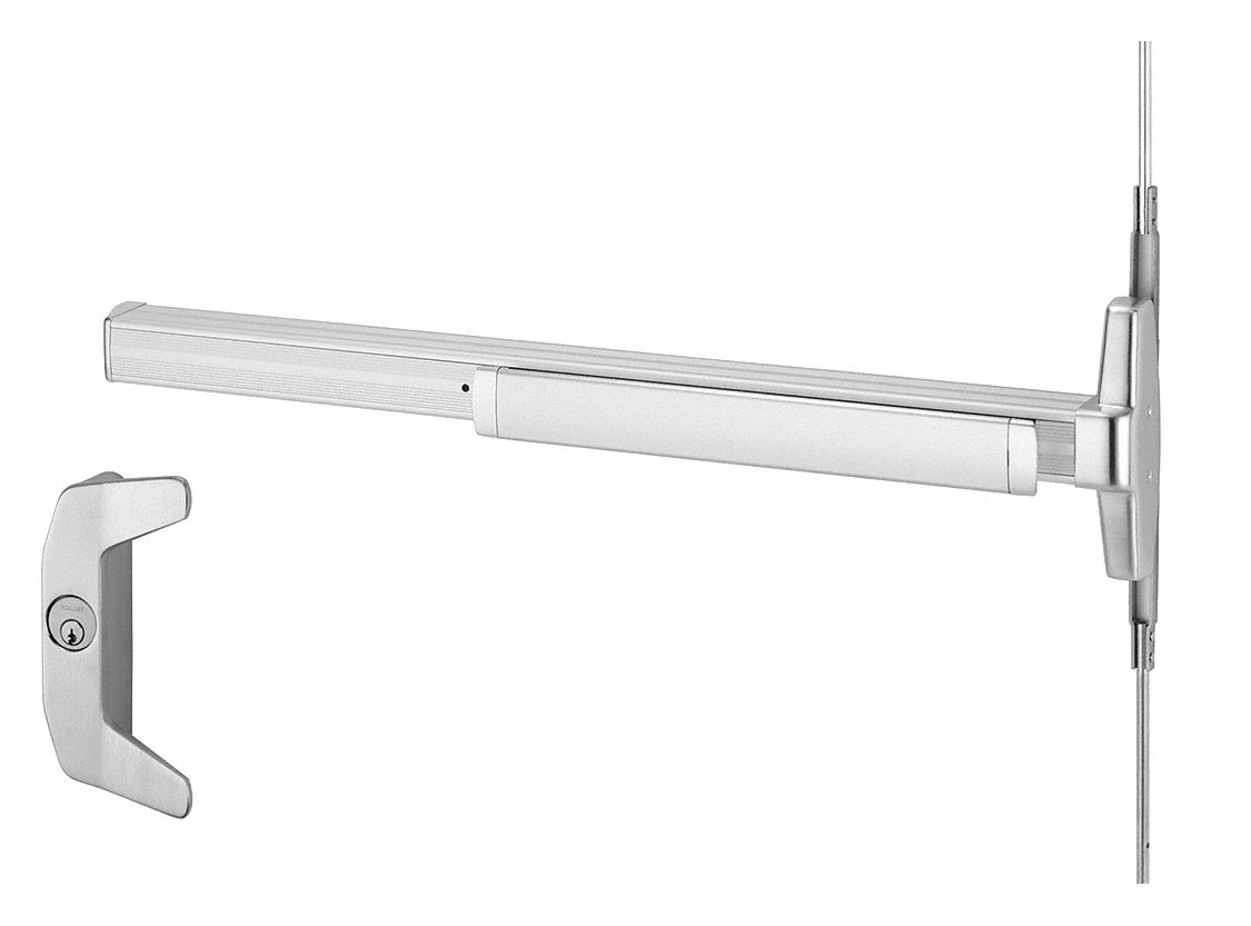 VON DUPRIN 3347A-NL 3 26D RHR Concealed Vertical Rod,  Exit Device,  Satin Chrome,  33A,  36 in Door Width