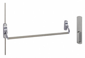 VON DUPRIN 8827DT US26D Surface Vertical Rod,  Exit Device,  Satin Chrome,  88,  44 in Door Width