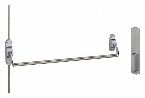 VON DUPRIN 8827DT US26D Surface Vertical Rod,  Exit Device,  Satin Chrome,  88,  44 in Door Width
