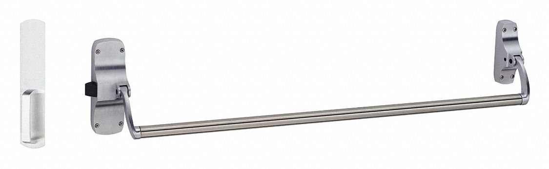 VON DUPRIN 88DT 26D Rim,  Exit Device,  Satin Chrome,  88,  44 in Door Width