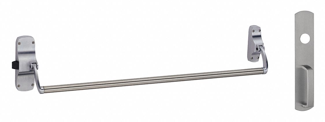VON DUPRIN 88NL-F LHR US26D Rim,  Exit Device,  Satin Chrome,  88,  44 in Door Width