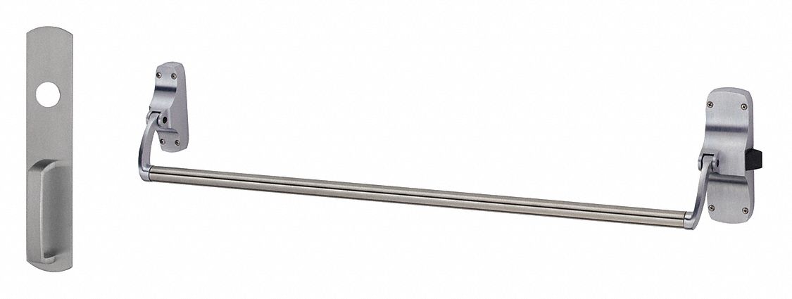 VON DUPRIN 88NL-F RHR US26D Rim,  Exit Device,  Satin Chrome,  88,  44 in Door Width