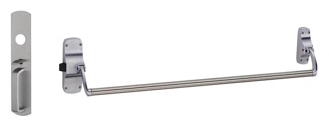 VON DUPRIN 88TP US26D Rim,  Exit Device,  Satin Chrome,  88,  44 in Door Width