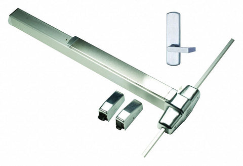 VON DUPRIN 9827DT 3 26D Surface Vertical Rod,  Exit Device,  Satin Chrome,  98,  36 in Door Width
