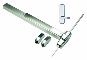 VON DUPRIN 9827DT 3 32D Surface Vertical Rod,  Exit Only Exit Device,  Satin Stainless Steel,  98,  36 in Door Width