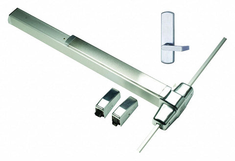 VON DUPRIN 9827DT 3 32D Surface Vertical Rod,  Exit Only Exit Device,  Satin Stainless Steel,  98,  36 in Door Width