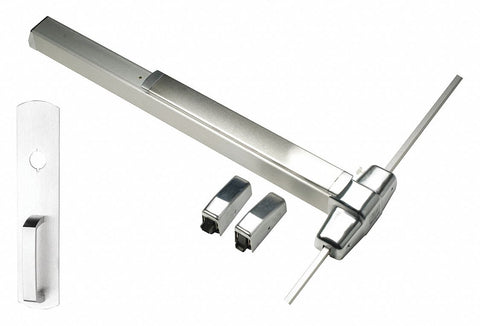 VON DUPRIN 9827NL 3 26D Surface Vertical Rod,  Exit Device,  Satin Chrome,  98,  36 in Door Width