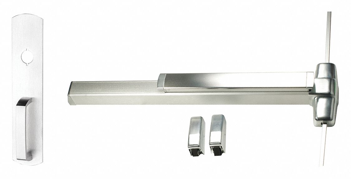 VON DUPRIN 9827NL-F 3 26D Surface Vertical Rod,  Exit Device,  Satin Chrome,  98,  36 in Door Width