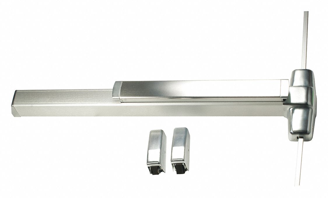 VON DUPRIN 9827NL-OP-F 3 26D Surface Vertical Rod,  Exit Device,  Satin Chrome,  98,  36 in Door Width
