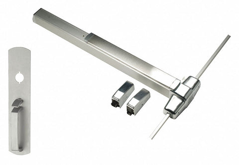 VON DUPRIN 9827TP 3 32D Surface Vertical Rod,  Exit Device,  Satin Stainless Steel,  98,  36 in Door Width