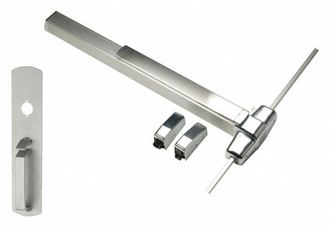 VON DUPRIN 9827TP-F 3 26D Surface Vertical Rod,  Exit Device,  Satin Chrome,  98,  36 in Door Width