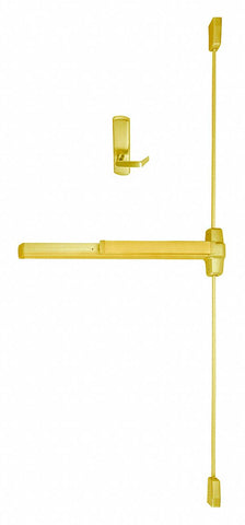 VON DUPRIN 9927DT 3 US3 Surface Vertical Rod,  Exit Device,  Bright Brass,  99,  36 in Door Width