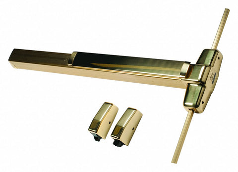 VON DUPRIN 9927EO 3 US3 Surface Vertical Rod,  Exit Only Exit Device,  Bright Brass,  99,  36 in Door Width