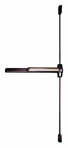 VON DUPRIN 9927EO-F 3 US3 Surface Vertical Rod,  Exit Only Exit Device,  Bright Brass,  99,  36 in Door Width