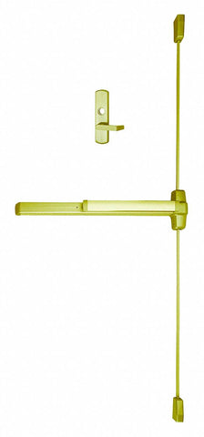 VON DUPRIN 9927L-06 3 US3 RHR Surface Vertical Rod,  Exit Device,  Bright Brass,  99,  36 in Door Width