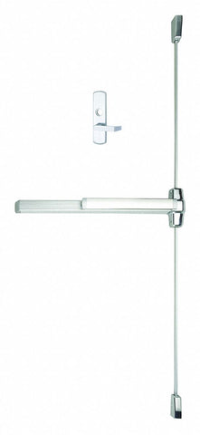 VON DUPRIN 9927L-06-F 4 US28 RHR Surface Vertical Rod,  Exit Device,  Satin Aluminum,  99,  48 in Door Width