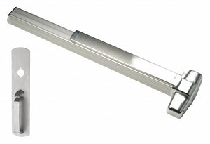 VON DUPRIN 9947TP-F 4 26D Concealed Vertical Rod,  Exit Device,  Satin Chrome,  99,  48 in Door Width