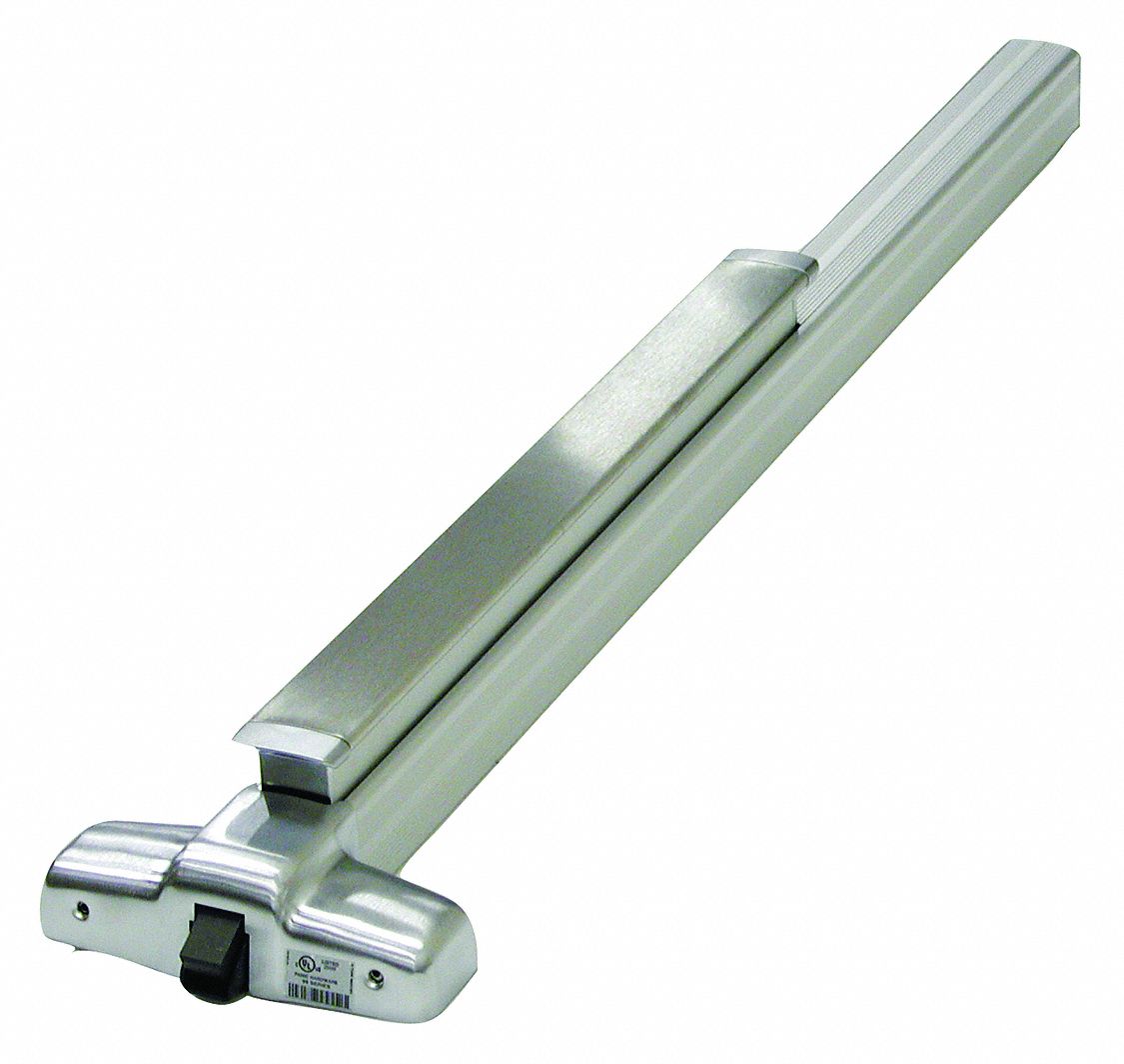 VON DUPRIN 99EO 4 US28 Rim,  Exit Only Exit Device,  Satin Aluminum,  99,  48 in Door Width