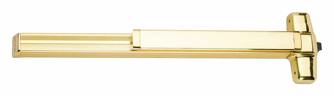 VON DUPRIN 99EO-F 3 US3 Rim,  Exit Only Exit Device,  Bright Brass,  99,  36 in Door Width