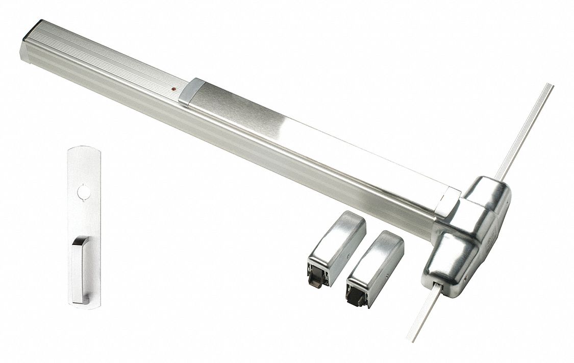 VON DUPRIN EL9927NL 3 26D Surface Vertical Rod,  Exit Device,  Satin Chrome,  99,  36 in Door Width