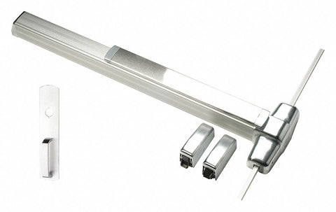 VON DUPRIN EL9927NL-F 3 26D Surface Vertical Rod,  Exit Device,  Satin Chrome,  99,  36 in Door Width