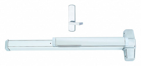 VON DUPRIN 99DT 4 26D Rim,  Exit Device,  Satin Chrome,  99,  48 in Door Width