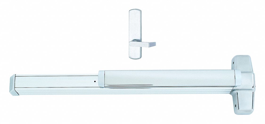 VON DUPRIN 99DT 4 US28 Rim,  Exit Device,  Satin Aluminum,  99,  48 in Door Width