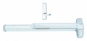 VON DUPRIN 99DT 4 US28 Rim,  Exit Device,  Satin Aluminum,  99,  48 in Door Width