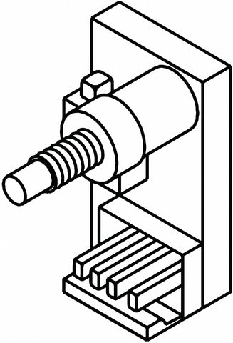 LCN 4040SE-3436 Aluminum,  On/Off Switch