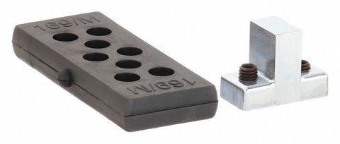 LCN 2030-169 Aluminum,  Track Bumper