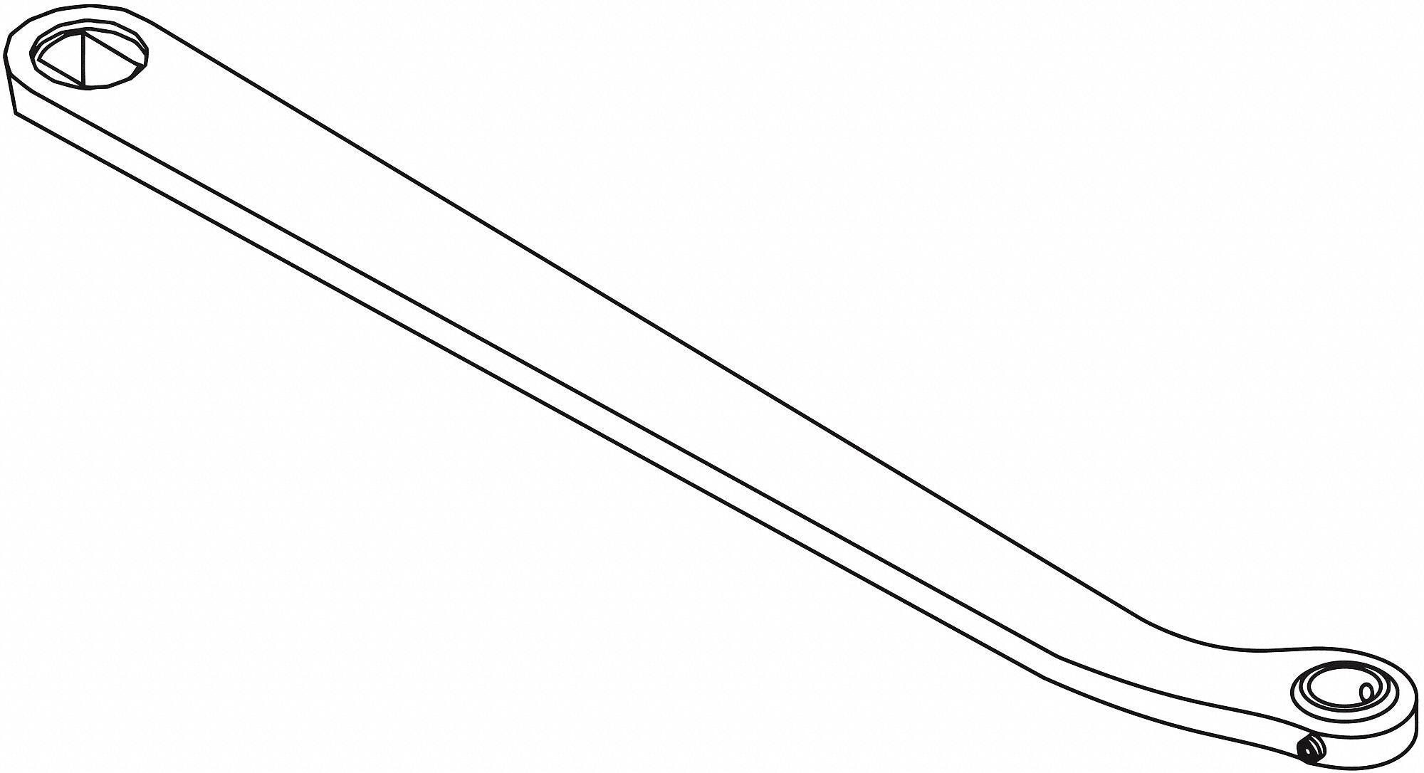 LCN 2030-3077T LH AL Aluminum,  Standard Arm
