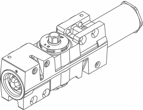 LCN 4003T-3071 AL Aluminum,  Standard Cylinder Assembly