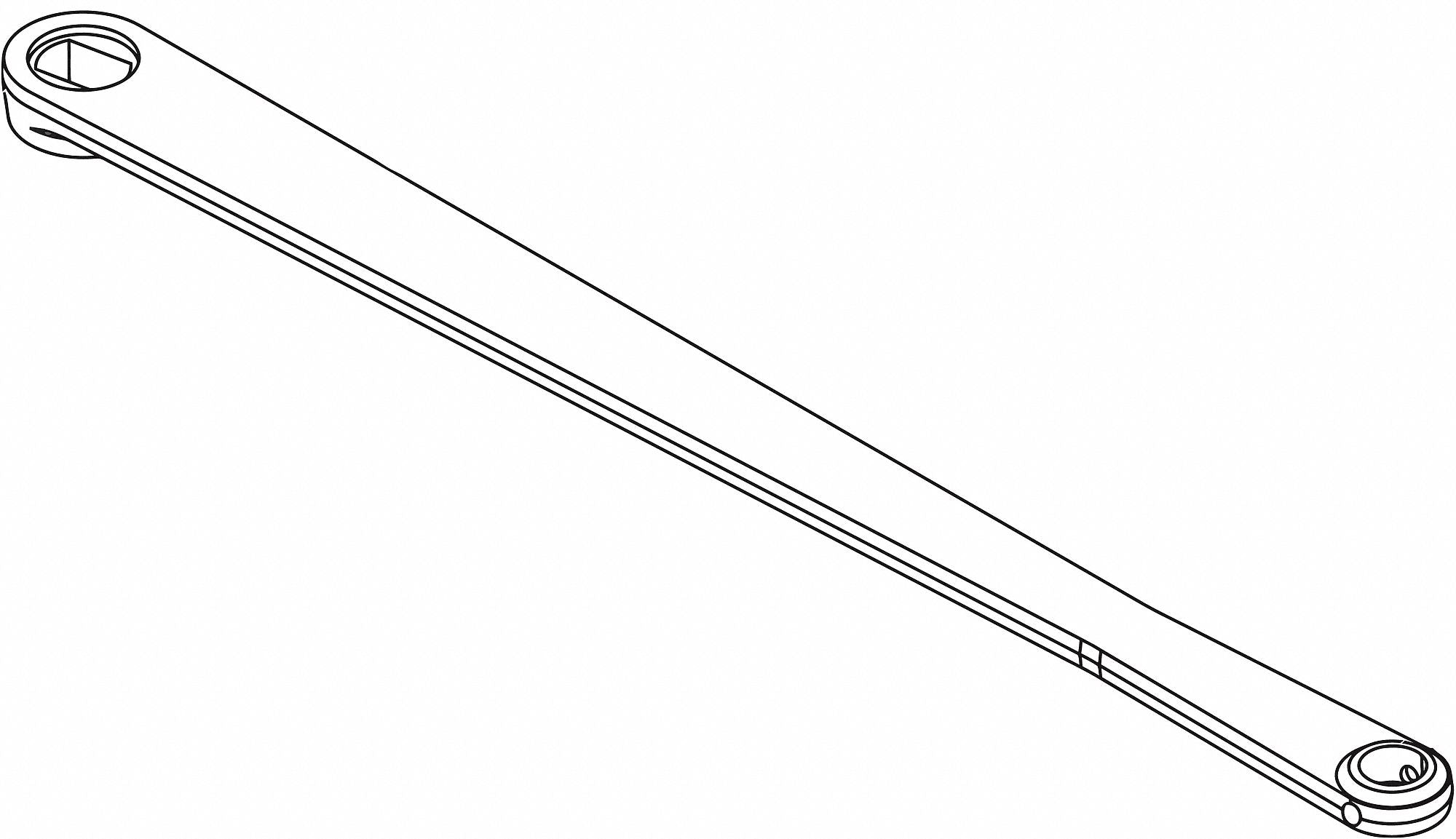 LCN 4110T-3077 LH AL Aluminum,  Standard Arm