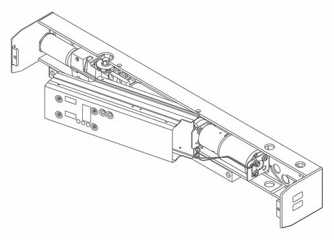 LCN 4642-3071 AL Aluminum,  Standard Cylinder Assembly