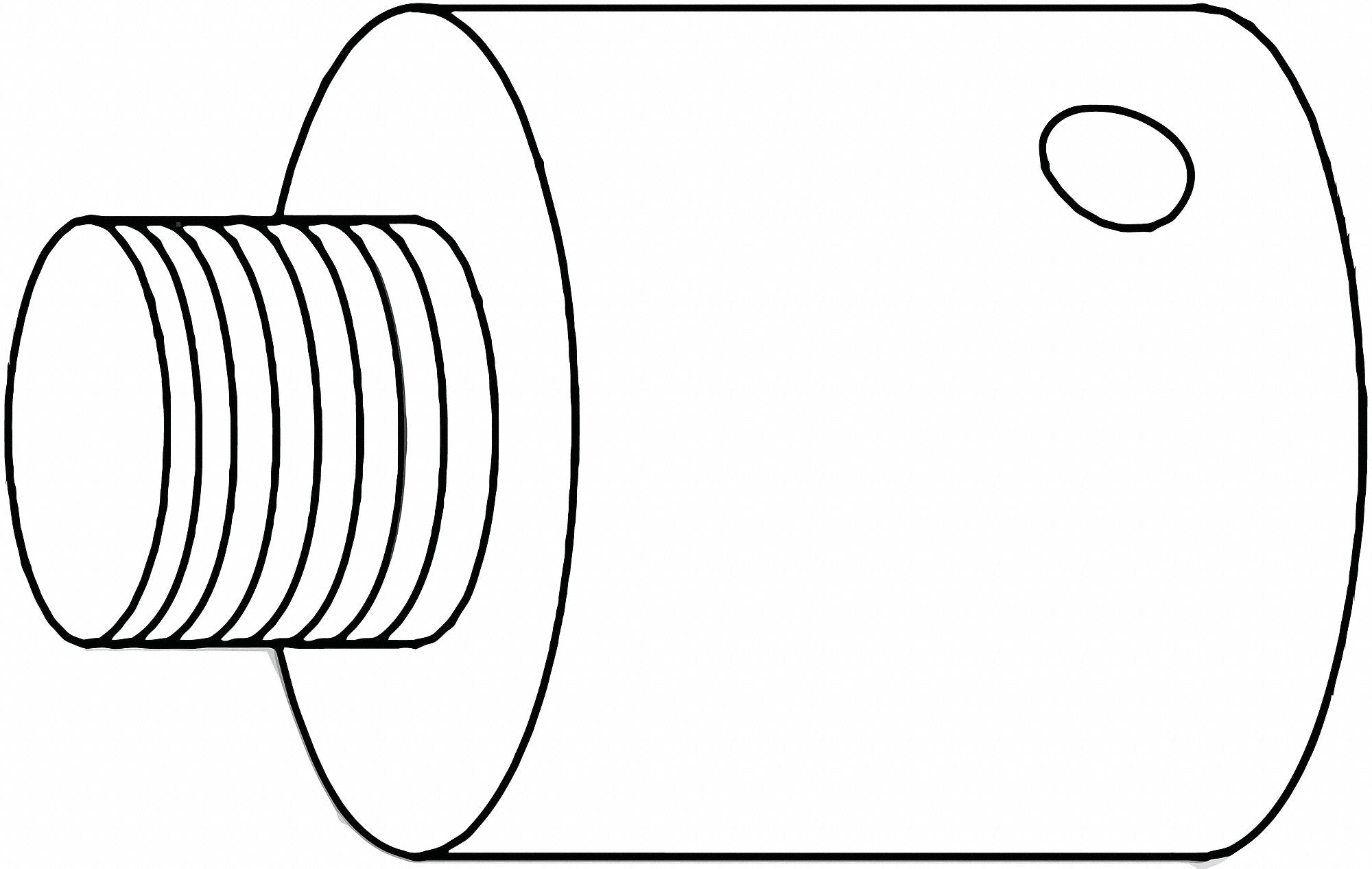LCN SEM7810-E075 AL Electromagnetic Door Holder, 3/4 in. D