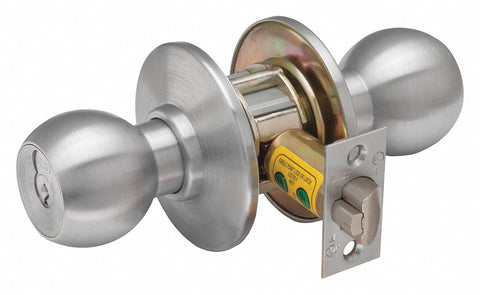 BEST 8K30L4DS3626 Knob Lockset,  Mechanical,  Knob,  Cylindrical,  Privacy,  1