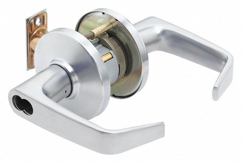 BEST 9K37C15DS3626 Door Lever Lockset,  Mechanical,  Heavy Duty,  Not Included (Lock Sold Less Core),  Satin Chrome