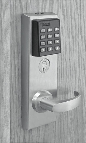 BEST EXZ7EV14KP626RHRBVD9RM Mortise Trim Lock,  Mortise,  Opening Action Electromagnetic