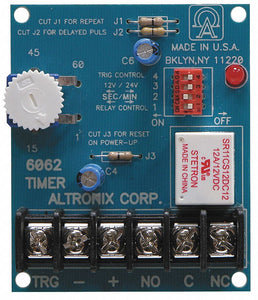 Phenolic or Fiberglass Time r- Multifunction, 12/24VDC