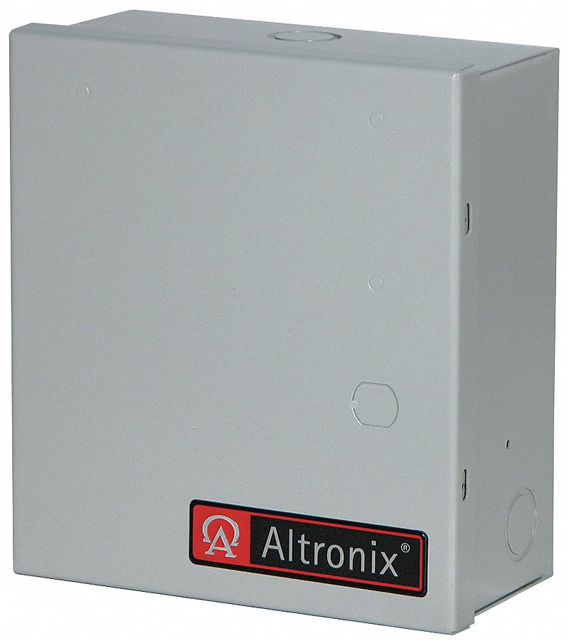 ALTRONIX ALTV248ULMI Steel Power Supply 8Fuse 24Vac@12.5A with Gray Finish