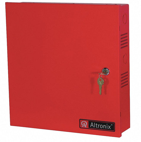 ALTRONIX AL400ULMR Steel Power Supply 5PTC 12Dc/3.5A Or 24Dc/3A Red with Red Finish