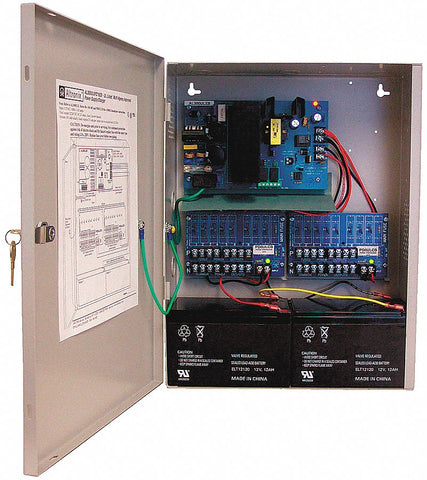 ALTRONIX AL300ULXPD16CB Steel Power Supply 16PTC 12Dc Or 24Dc @ 2.5A with Gray Finish