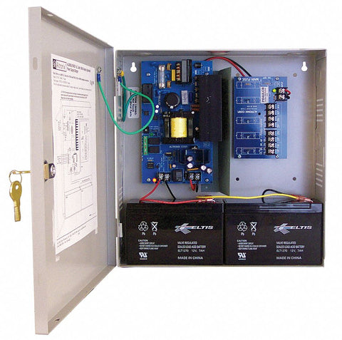 ALTRONIX AL600ULPD4CB Steel Power Supply 4PTC 12VDC Or 24VDC @ 6A with Gray Finish
