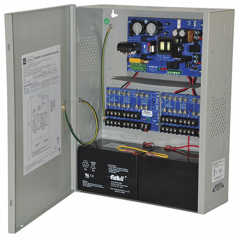 ALTRONIX AL600ULXPD16 Steel Power Supply 16Fuse 12VDC Or 24VDC @ 6A with Gray Finish
