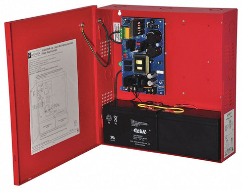 ALTRONIX AL600ULXR Steel Power Supply 12VDC Or 24VDC @ 6A Red with Red Finish