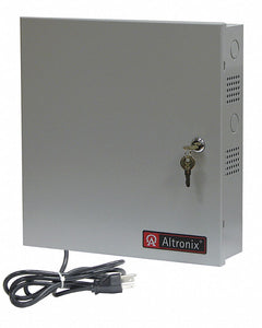 ALTRONIX ALTV615DC416UC3 Steel Power Supply 16PTC 6-15VDC @ 4A Line Cord with Gray Finish