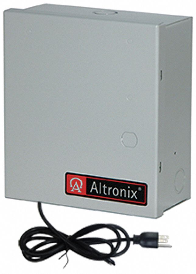 ALTRONIX ALTV248300ULCM3 Steel Power Supply 8PTC 24Vac @ 12.5A Line Cord with Gray Finish